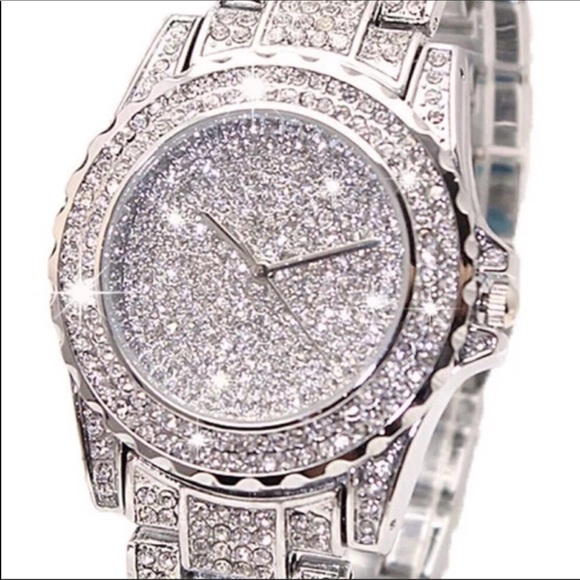 Silver is now in stock 🌟 The Ultimate Bling Watch - Picture 4 of 7